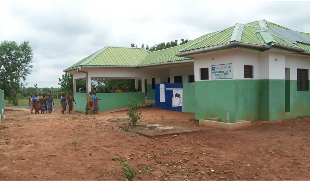 Die AMZA-Krankenstation in Djapleme
